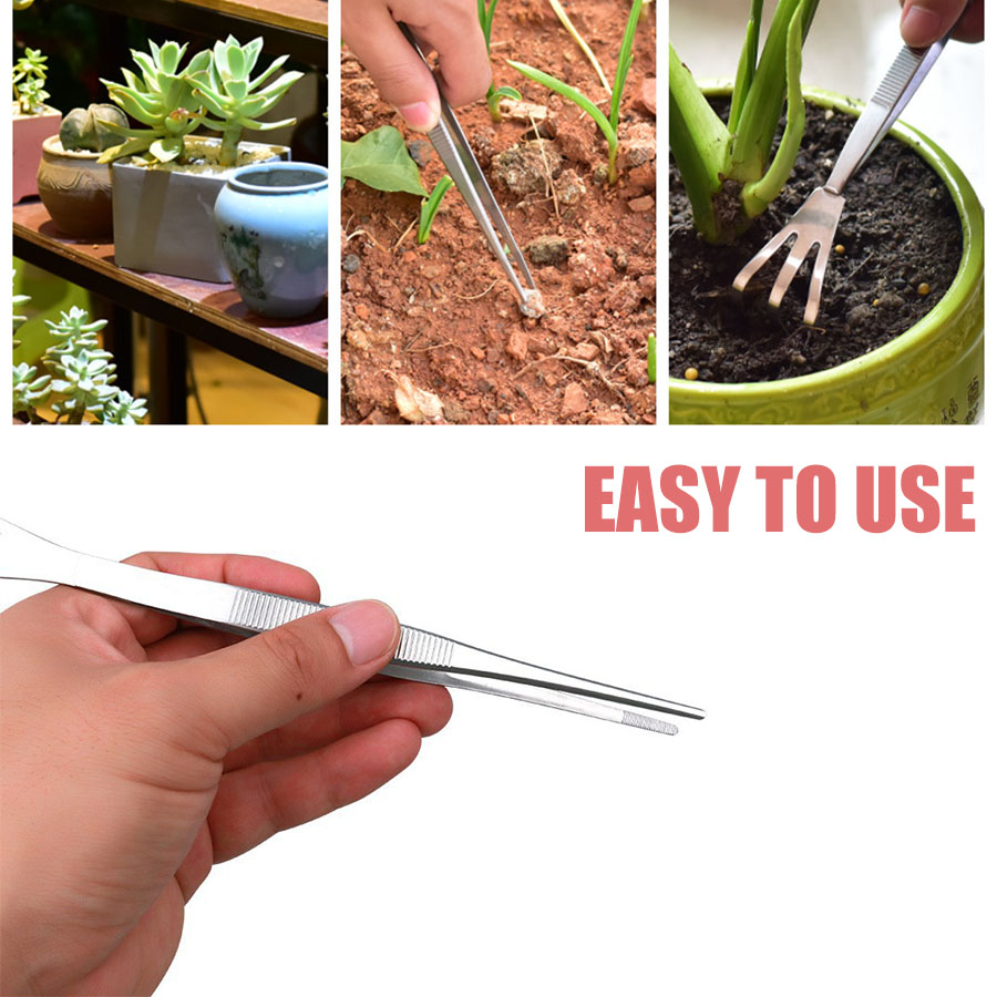 2-in-1 304 Stainless Steel Pro - Bonsai Garden Rake recension och pris