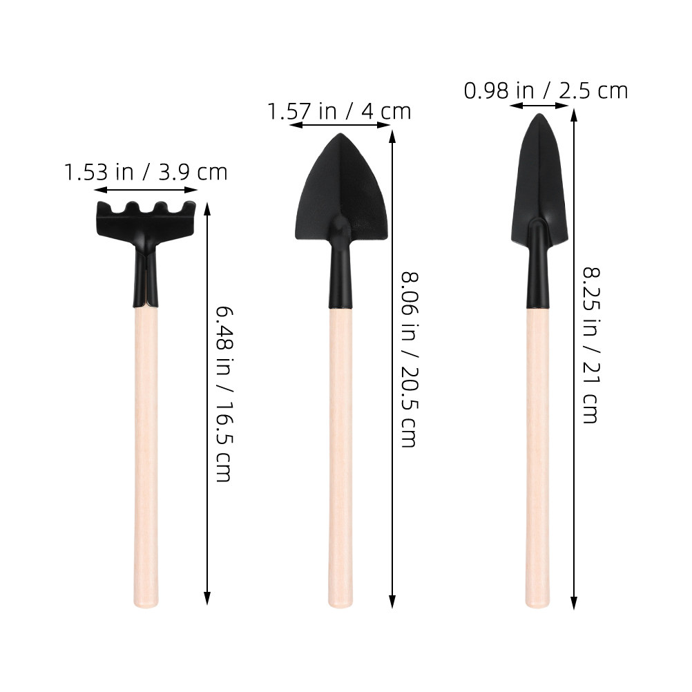 9Pcs Small Garden Tool Kit Min - Bonsai Garden Rake recension och pris