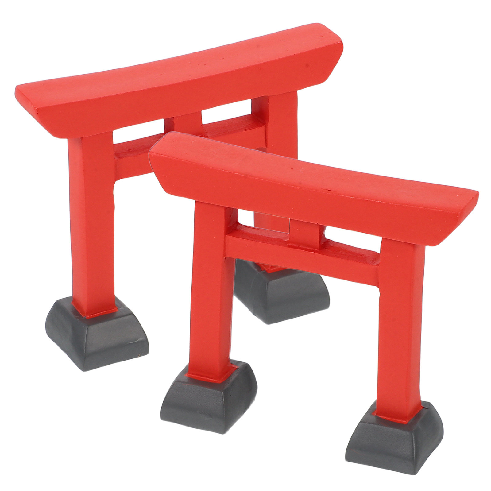 2Pcs Miniature Resin Torii Gat - Bonsai Garden Entrance recension och pris